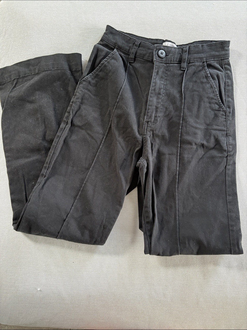 Cotton On Black Straight-Leg Tailored Pants